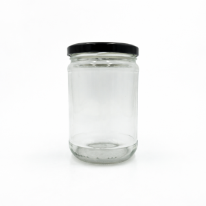 1000ml Jar with 82mm Lug Cap - Black