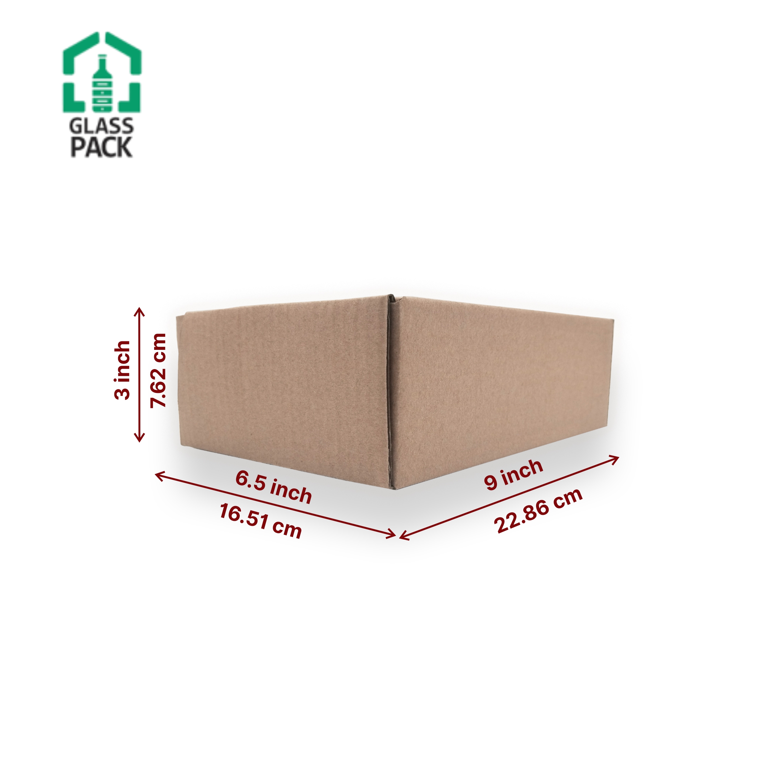 Courier Boxes 6 (9x6.5x3 inches )