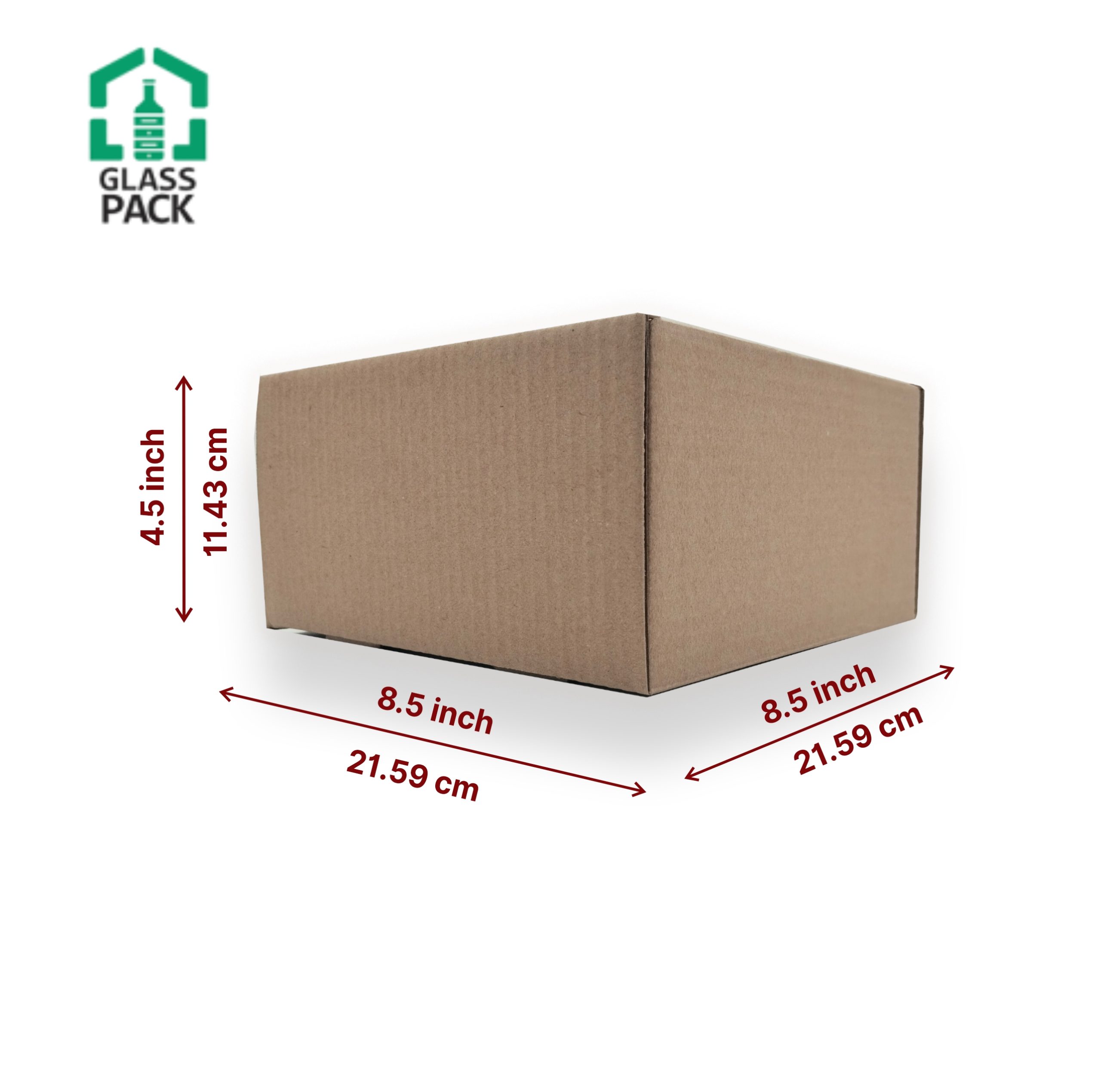 Courier Boxes 20 (8.5x8.5x4.5 inches)