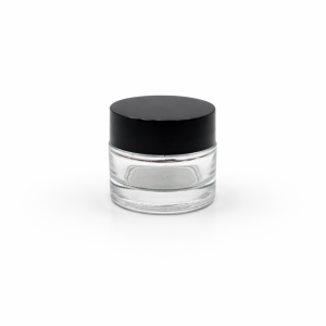 10gm Cosmetic jar with Black cap