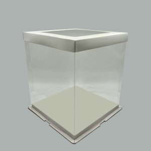 12 x 12 x 12 PREMIUM Cake box - Transparent