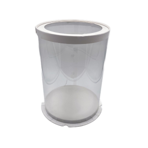10inch PREMIUM Round Cake box - Transparent