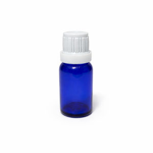 15ml Blue Dropper Bottle – Euro Cap & Insert – White