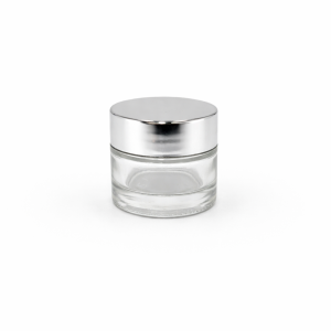 10gm Cosmetic jar with Silver cap