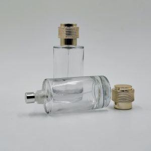 50ml Round Perfume Bottle – Selection Cap – Gold