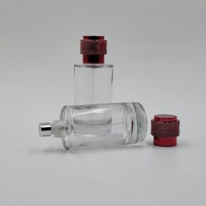 50ml Round Perfume Bottle – Selection Cap – Red