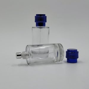50ml Round Perfume Bottle – Selection Cap – Blue