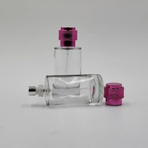 50ml Round Perfume Bottle – Selection Cap – Pink
