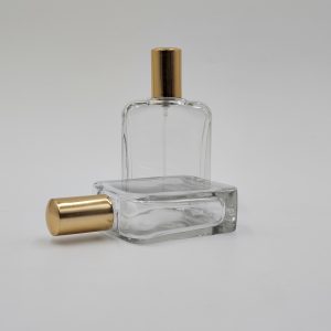 50ml Square Spl Perfume Bottle – Belovita Cap – Gold