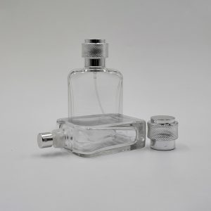 50ml Square Spl Perfume Bottle – Selection Cap – Silver
