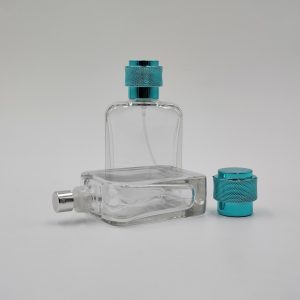 50ml Square Spl Perfume Bottle – Selection Cap – Royal Green