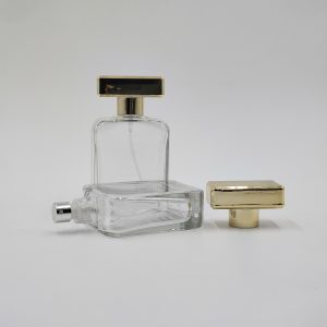 50ml Square Spl Perfume Bottle – T - Cap – Gold
