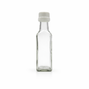 100ml Marasca Bottle with 25mm Dual Locking - White Cap