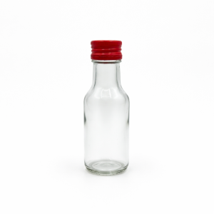 28ml Essence Bottle with  22mm ROPP - Red