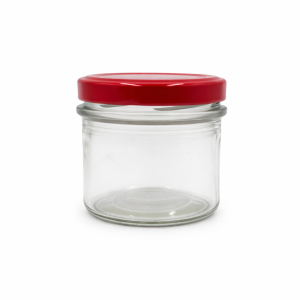 130ml Jar with 63mm Lug Cap - Red