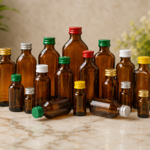 Amber Glass Bottle