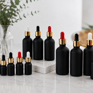 Black Matt Dropper Bottle