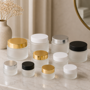 Cosmetic jar Clear Frosted 10gm/30gm/50gm