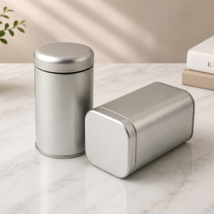 Metal Tin Cans Square/Round